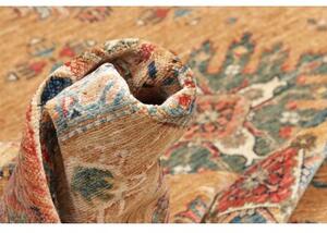 Tappeto Kazak Fine Stilizzato Beige Rosso 254x307 Cm