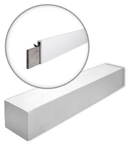 NMC CF2S-box WALLSTYL Noel Marquet 1 cartone con 18 strisce decorative Striscia di copertura Striscia decorativa stile moderno colore bianco | 36 m