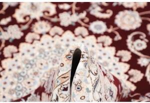 Tappeto Nain 6la Medaglione Floreale Bordeaux Avorio 160x240 Cm