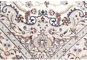 Tappeto Nain 6la Medaglione Floreale Avorio Blu Scuro 126x197 Cm