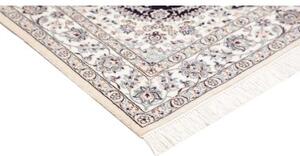 Tappeto Nain 6la Medaglione Floreale Blu Notte Avorio 103x152 Cm