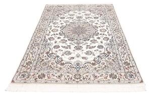 Tappeto Nain 6la Medaglione Floreale Avorio Blu Scuro 126x197 Cm