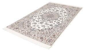 Tappeto Nain 6la Medaglione Floreale Avorio Blu Scuro 126x197 Cm