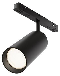 Faretto Per Binario Moderno Focus Led Alluminio Nero 1 Luce Naturale 20W