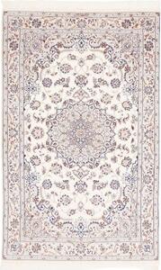 Tappeto Nain 6la Medaglione Floreale Avorio Blu Scuro 126x197 Cm