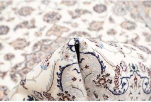Tappeto Nain 6la Medaglione Floreale Avorio Blu Scuro 126x197 Cm