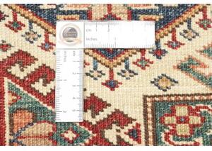 Tappeto Kazak Fine Stilizzato Blu Rosso Mattone 170x240 Cm