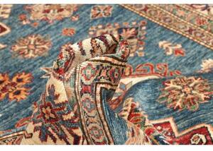 Tappeto Kazak Fine Stilizzato Blu Avorio 172x240 Cm