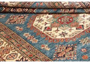 Tappeto Kazak Fine Stilizzato Blu Avorio 172x240 Cm