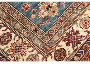 Tappeto Kazak Fine Stilizzato Blu Avorio 172x240 Cm