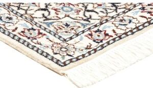 Tappeto Nain 9la Medaglione Floreale Blu Scuro Avorio 81x119 Cm