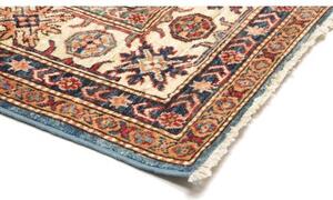 Tappeto Kazak Fine Stilizzato Blu Avorio 172x240 Cm