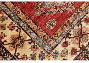 Tappeto Kazak Fine Stilizzato Rosso Avorio 270x363 Cm