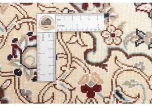 Tappeto Nain 9la Medaglione Floreale Blu Scuro Avorio 98x150 Cm