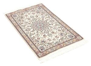 Tappeto Nain 9la Medaglione Floreale Avorio Blu 60x98 Cm