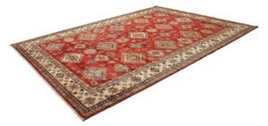 Tappeto Kazak Fine Stilizzato Rosso Avorio 270x363 Cm
