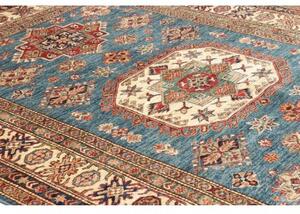 Tappeto Kazak Fine Stilizzato Blu Avorio 172x240 Cm