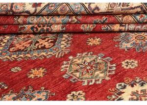 Tappeto Kazak Fine Stilizzato Rosso Avorio 270x363 Cm