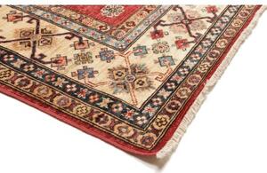 Tappeto Kazak Fine Stilizzato Rosso Avorio 270x363 Cm