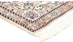 Tappeto Nain 9la Medaglione Floreale Avorio Blu 60x98 Cm