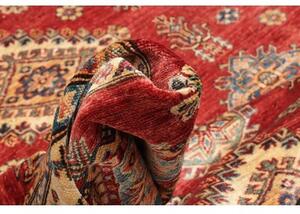 Tappeto Kazak Fine Stilizzato Rosso Avorio 270x363 Cm