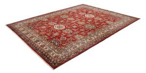 Tappeto Kazak Fine Stilizzato Rosso Mattone Beige 242x318 Cm