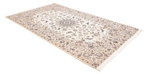 Tappeto Nain 9la Medaglione Floreale Avorio Blu 161x258 Cm