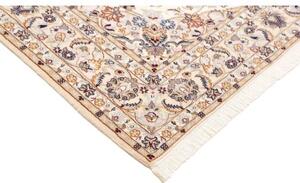 Tappeto Nain 9la Medaglione Floreale Avorio Blu 161x258 Cm