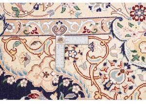 Tappeto Nain 9la Medaglione Floreale Blu Scuro Avorio 157x248 Cm
