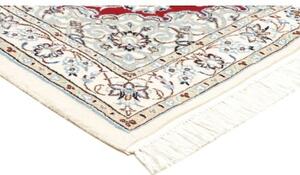 Tappeto Nain 9la Medaglione Floreale Rosso Avorio 101x150 Cm
