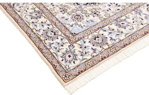 Tappeto Nain 9la Medaglione Floreale Blu Scuro Avorio 157x248 Cm