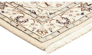 Tappeto Nain 6la Medaglione Floreale Nero Avorio 72x108 Cm