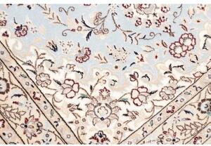 Tappeto Nain 6la Medaglione Floreale Azzurro Avorio 81x122 Cm