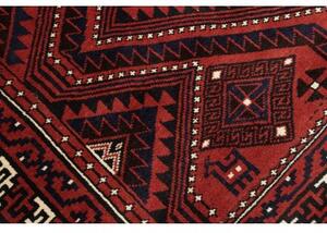 Tappeto Lori Geometrico Rosso Ruggine Blu Scuro 220x310 Cm