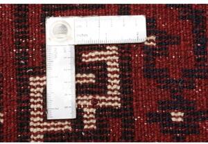 Tappeto Lori Geometrico Rosso Ruggine Blu Scuro 220x310 Cm