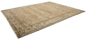 Tappeto Vintage Floreale Marrone Beige 300x370 Cm