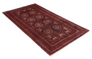 Tappeto Baluch Geometrico Rosso Scuro Blu Scuro 107x202 Cm