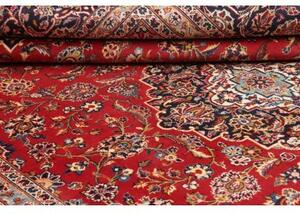 Tappeto Ardakan Medaglione Floreale Rosso Blu Scuro 252x348 Cm