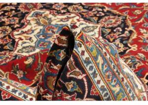 Tappeto Ardakan Medaglione Floreale Rosso Blu Scuro 248x347 Cm