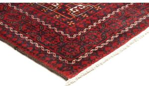 Tappeto Baluch Geometrico Rosso Scuro Blu Scuro 107x202 Cm
