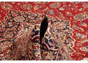 Tappeto Ardakan Medaglione Floreale Rosso Blu Scuro 252x348 Cm