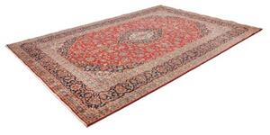 Tappeto Ardakan Medaglione Floreale Rosso Blu Scuro 250x355 Cm