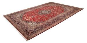 Tappeto Ardakan Medaglione Floreale Rosso Blu Scuro 252x348 Cm