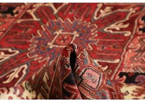 Tappeto Gorawan Stilizzato Rosso Ruggine Blu Scuro 233x315 Cm