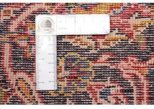Tappeto Tabriz Medaglione Floreale Rosso Blu Scuro 250x342 Cm