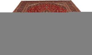 Tappeto Ardakan Medaglione Floreale Rosso Blu Scuro 297x395 Cm