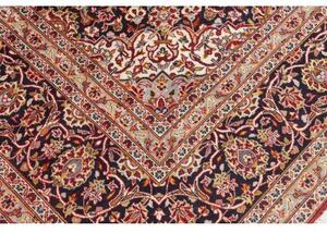 Tappeto Ardakan Medaglione Floreale Rosso Blu Scuro 252x348 Cm