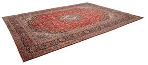 Tappeto Ardakan Medaglione Floreale Rosso Blu Scuro 297x395 Cm