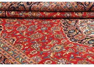 Tappeto Ardakan Medaglione Floreale Rosso Blu Scuro 250x355 Cm
