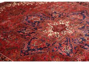 Tappeto Gorawan Stilizzato Rosso Blu Scuro 256x352 Cm